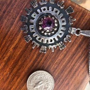 Vintage Mexican Sterling Silver Pendant